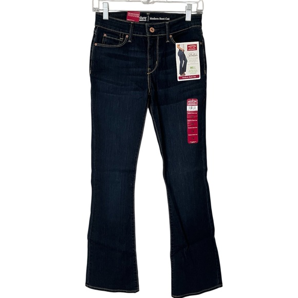 Signature by Levi Strauss Women's Modern Boot Cut Stretch Jeans Size 2M NWT - Picture 1 of 9